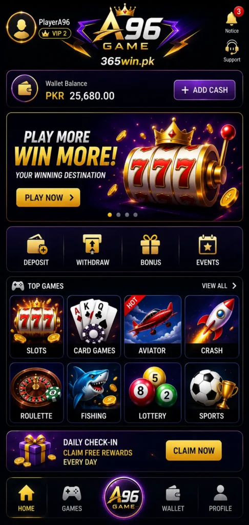 A96 game interface