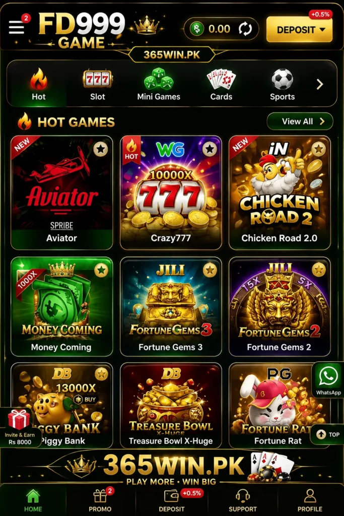 fd999 game interface