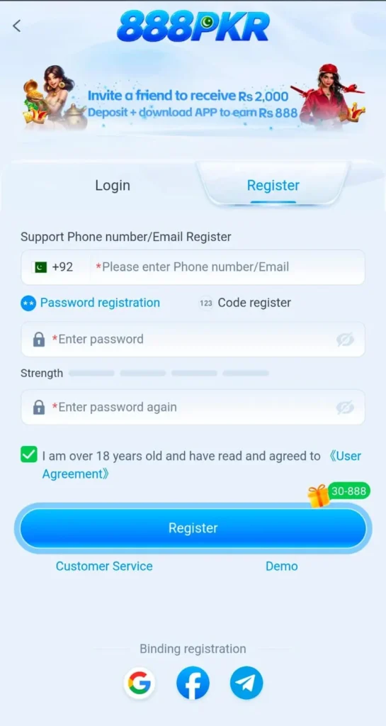 888PKR Game Login