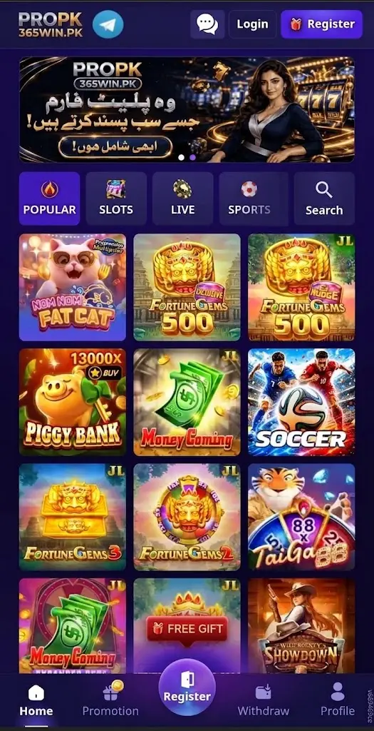 PROPK Game Interface