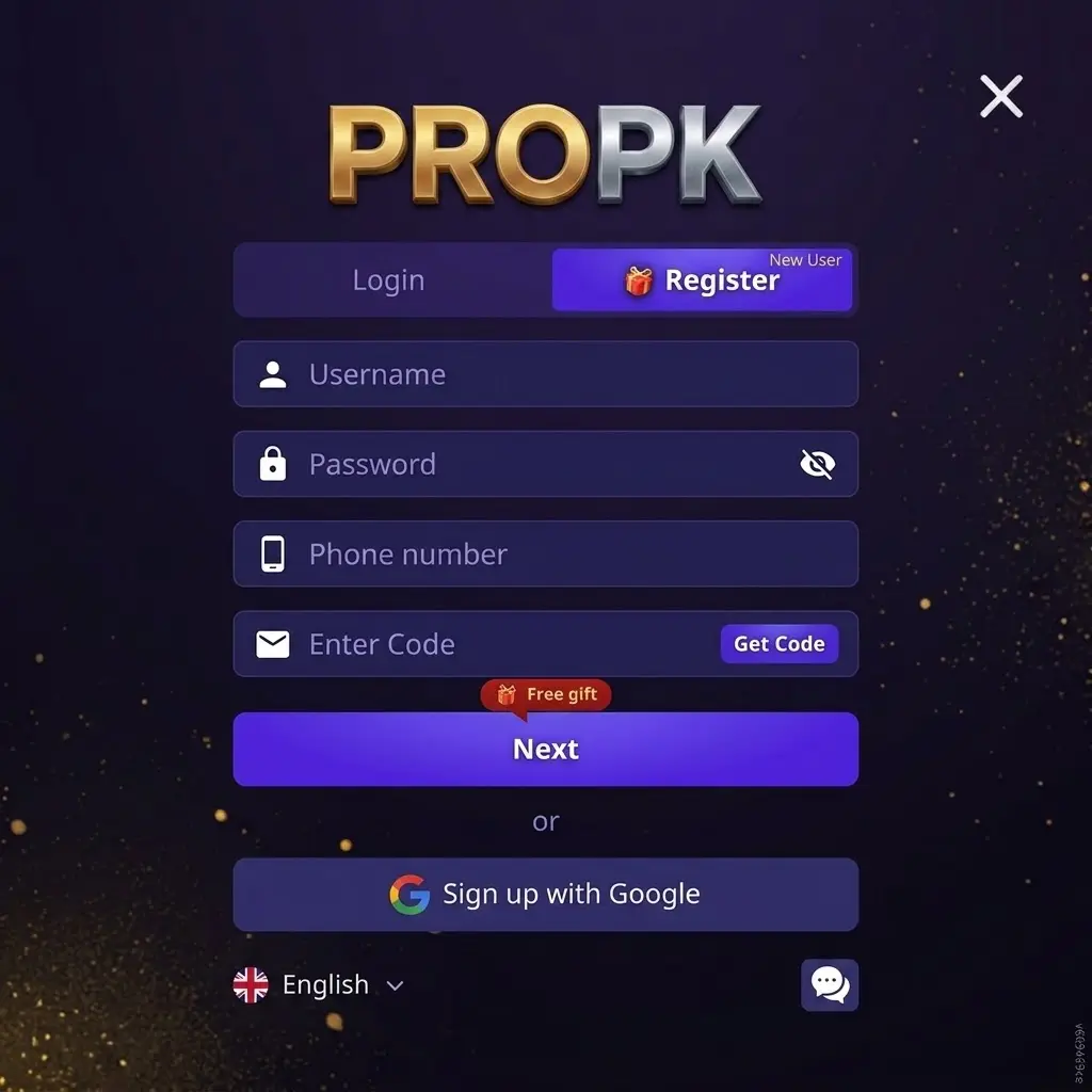 PROPK Game Register