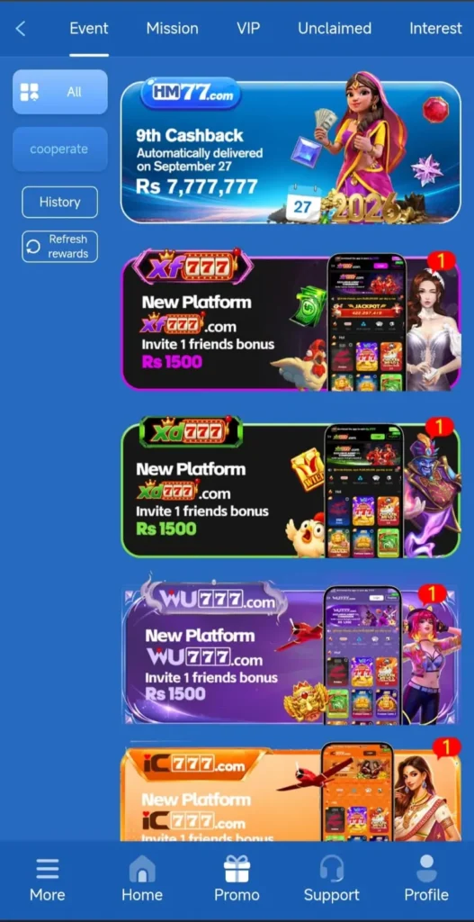 HM77 Game Promotion