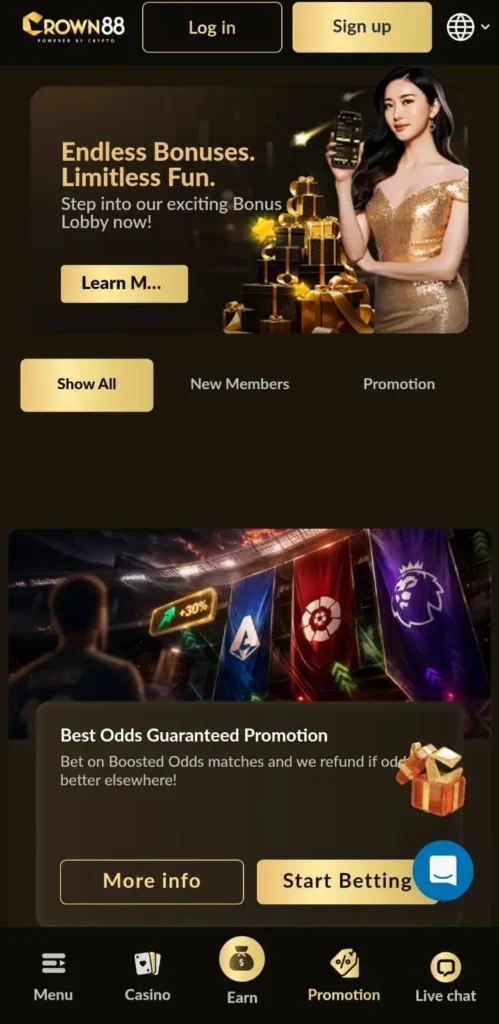 CROWN88 Game Promotion