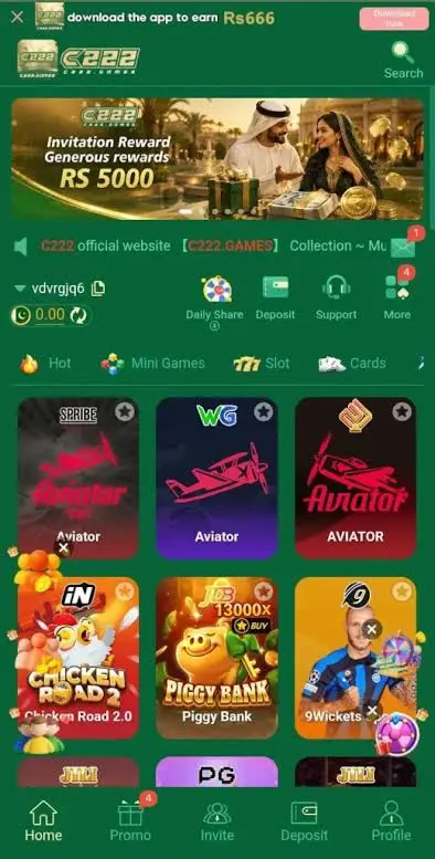 C222 Game Interface