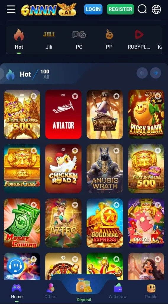 6NNN Game Interface