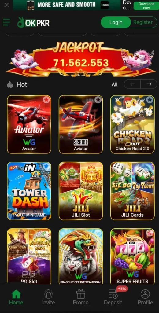 OKPKR Game Interface