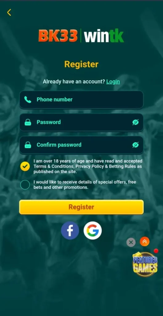 BK33 Register