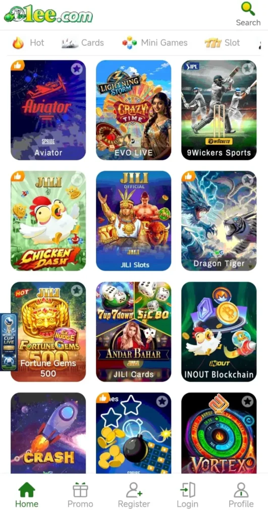 1EE Game Interface